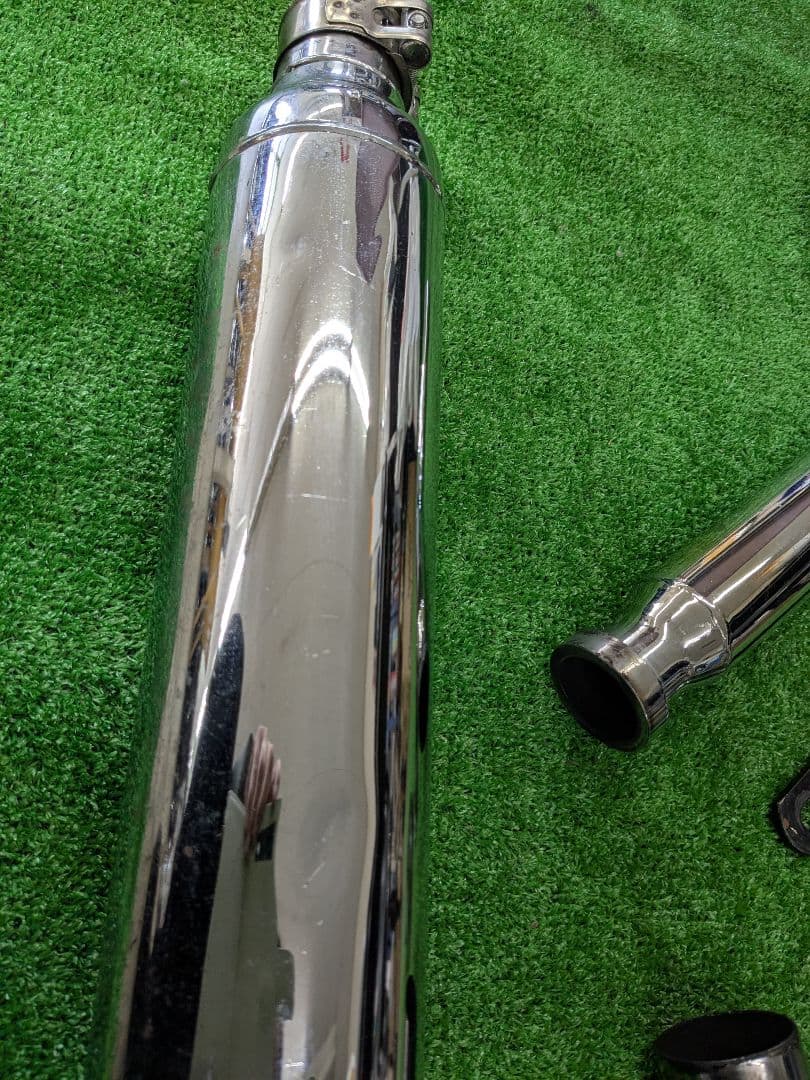 シャドウ400 マフラー フィッシュテール 右出し 管理M10