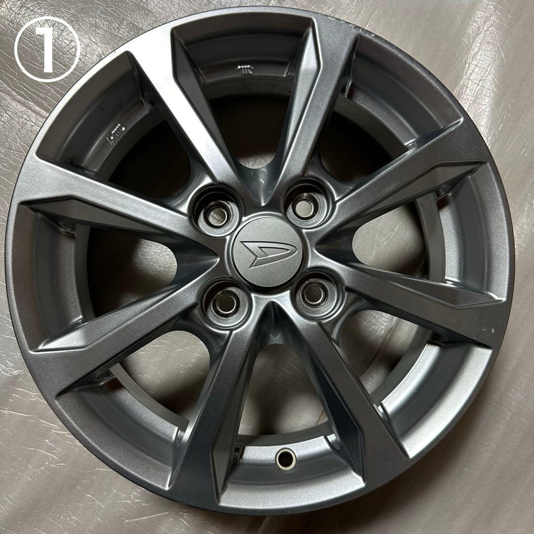 14インチ ダイハツ純正ホイール 8スポーク シルバー - メルカリ