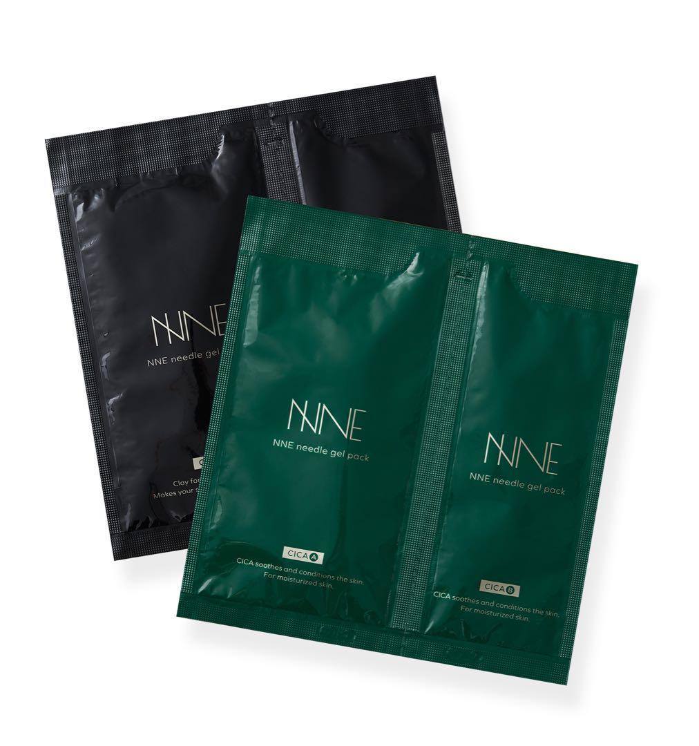 NINE NNE needle gel pack 2種類 試してみた】NNE ニードル炭酸パックの効果・肌質別の口コミ・レビュー