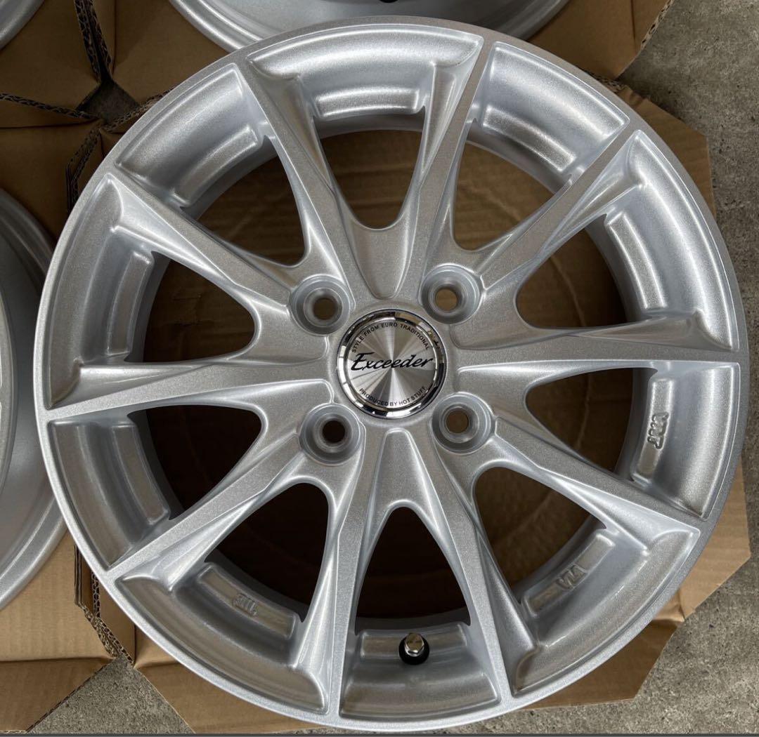 軽自動車 新品アルミホイール【E06 】14×4.5J+45 100/4