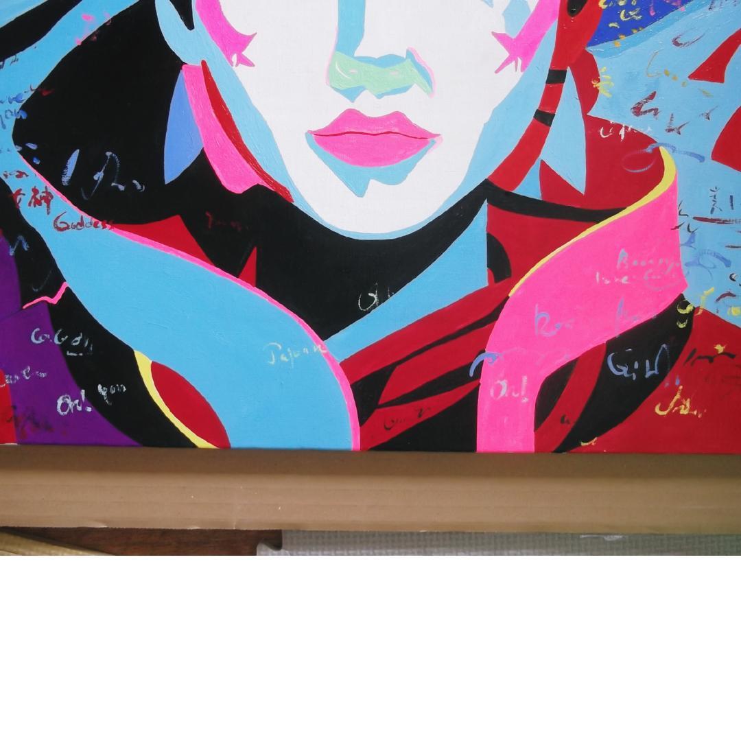 カブリオレ　真作２点　クリムゾン「Goddess is in Japan」