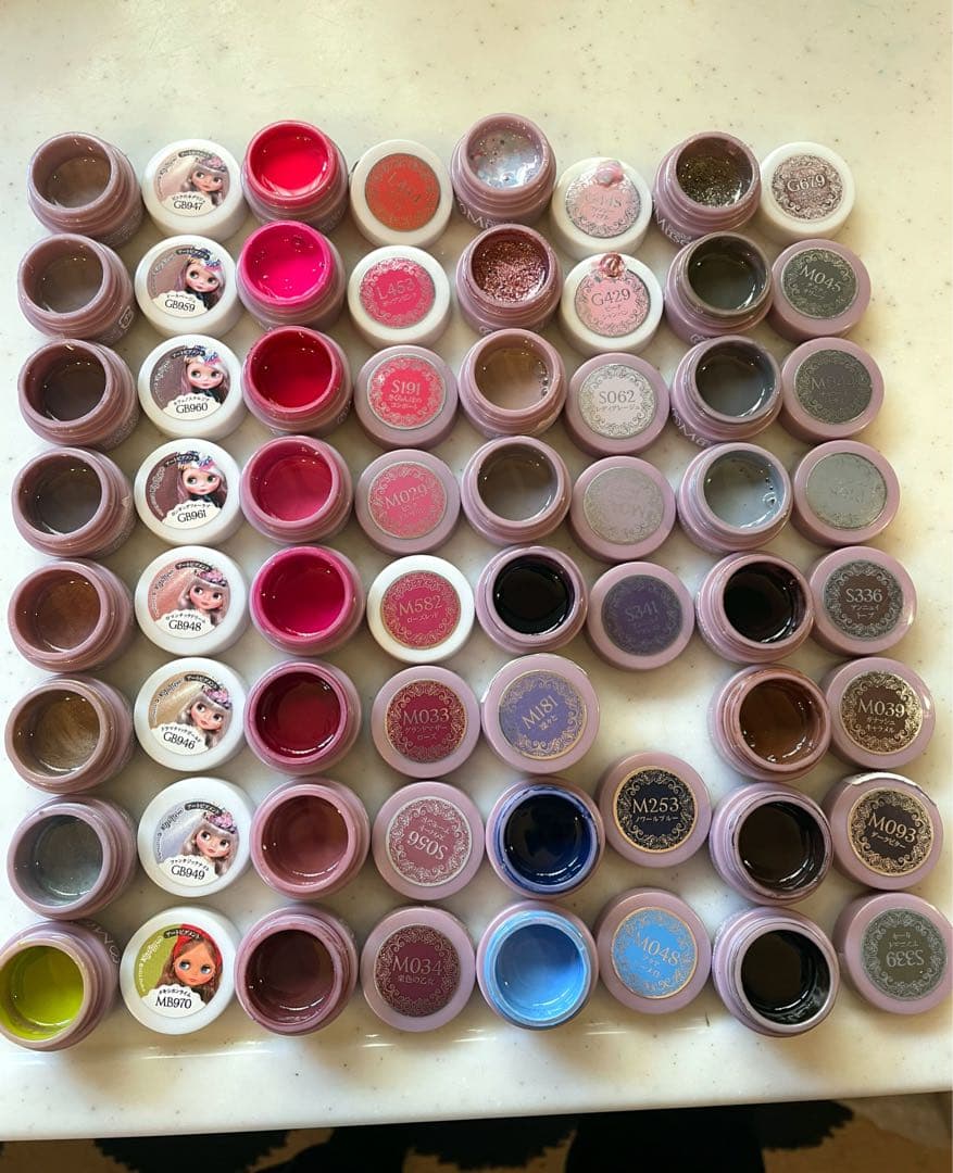 プリジェル　カラーまとめ売り32個 開封済み ミューズ　ジェルネイル M1092】プリジェル ミューズ ハイドレンジアブルー | PREGEL