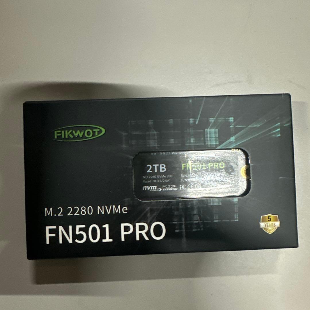 内蔵型SSD Fikwot FN501 Pro 2TB NVMe SSD M.2 2280 Amazon.com: Fikwot FN501 Pro 2TB NVMe SSD - M.2 2280 PCIe Gen3 x4