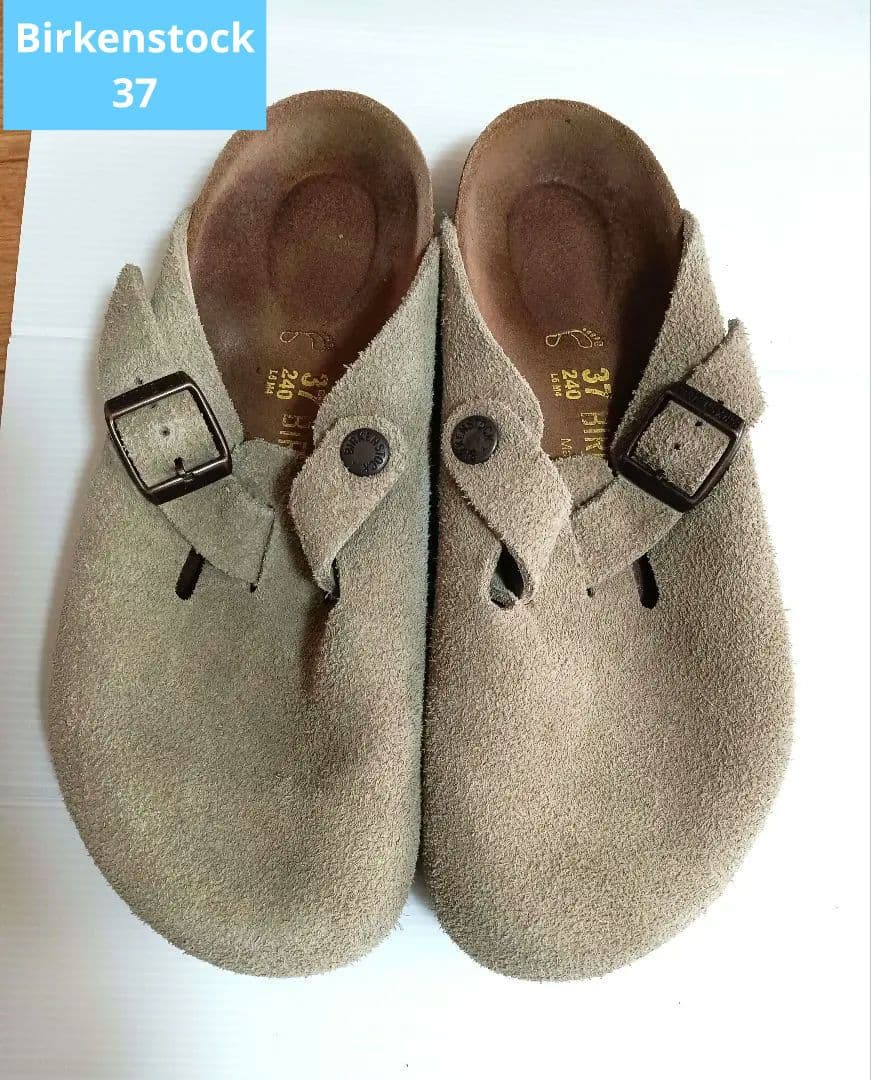 Birkenstock ビルケンシュトック　ボストン　37　スエード ビルケンシュトック BIRKENSTOCK サンダル メンズ レディース Boston