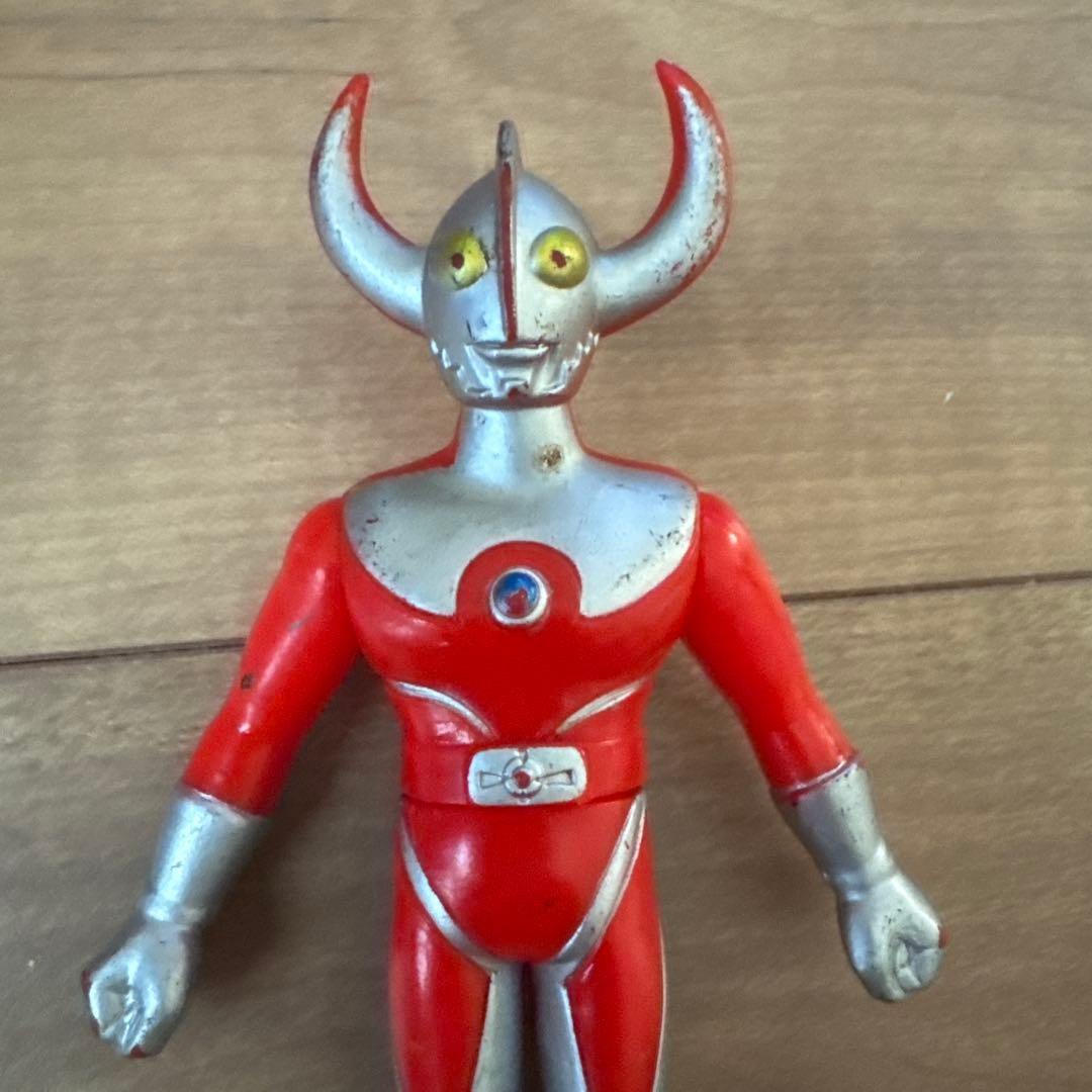 当時物】ウルトラマン ミニソフビ 5体セット 昭和レトロ JAPAN刻印