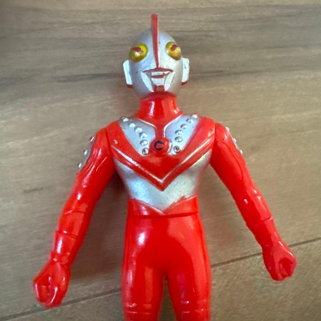当時物】ウルトラマン ミニソフビ 5体セット 昭和レトロ JAPAN刻印