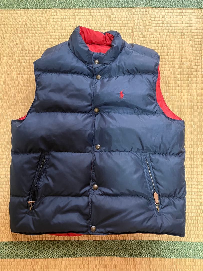チャーリー　ラルフローレン　Lサイズ　リバーシブルダウンベスト 中古・古着通販】POLO RALPH LAUREN (ポロ・ラルフローレン