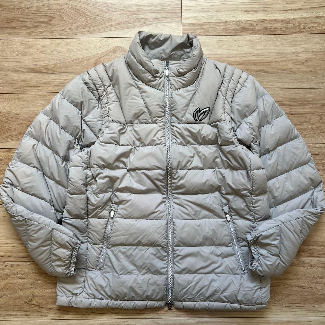 パーリーゲイツ マスターバニー ダウンジャケット グレー メンズ 5 L