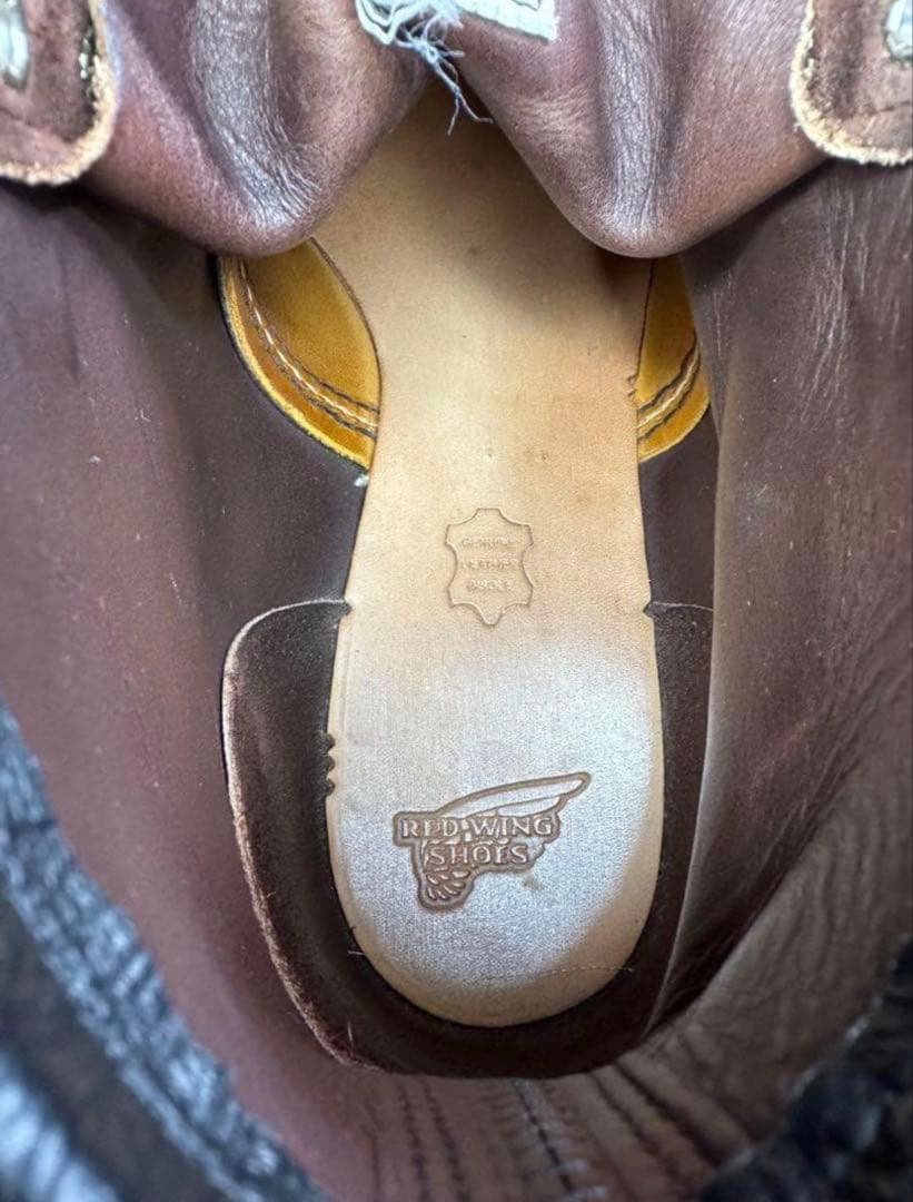 RED WING SHOES 8878 ブラウンブーツ 9.5D スエード