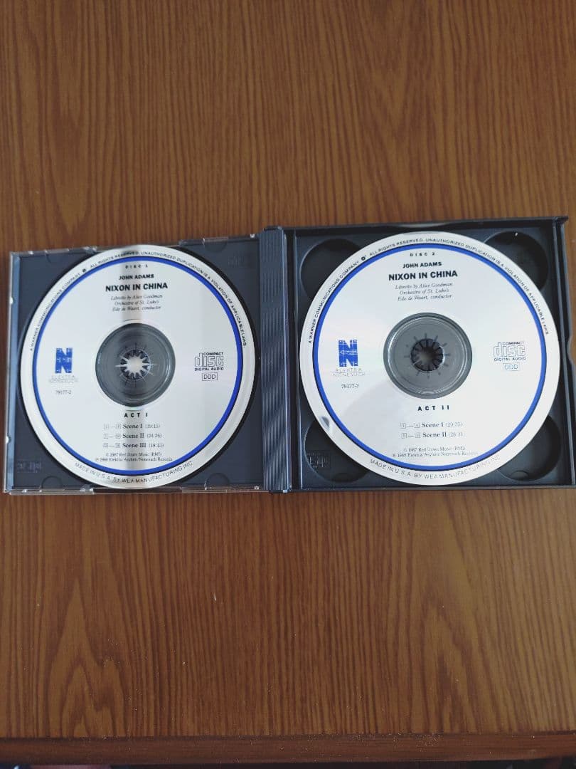 現代オペラ名作2セット フィリップ・グラス /ジョン・アダムズ