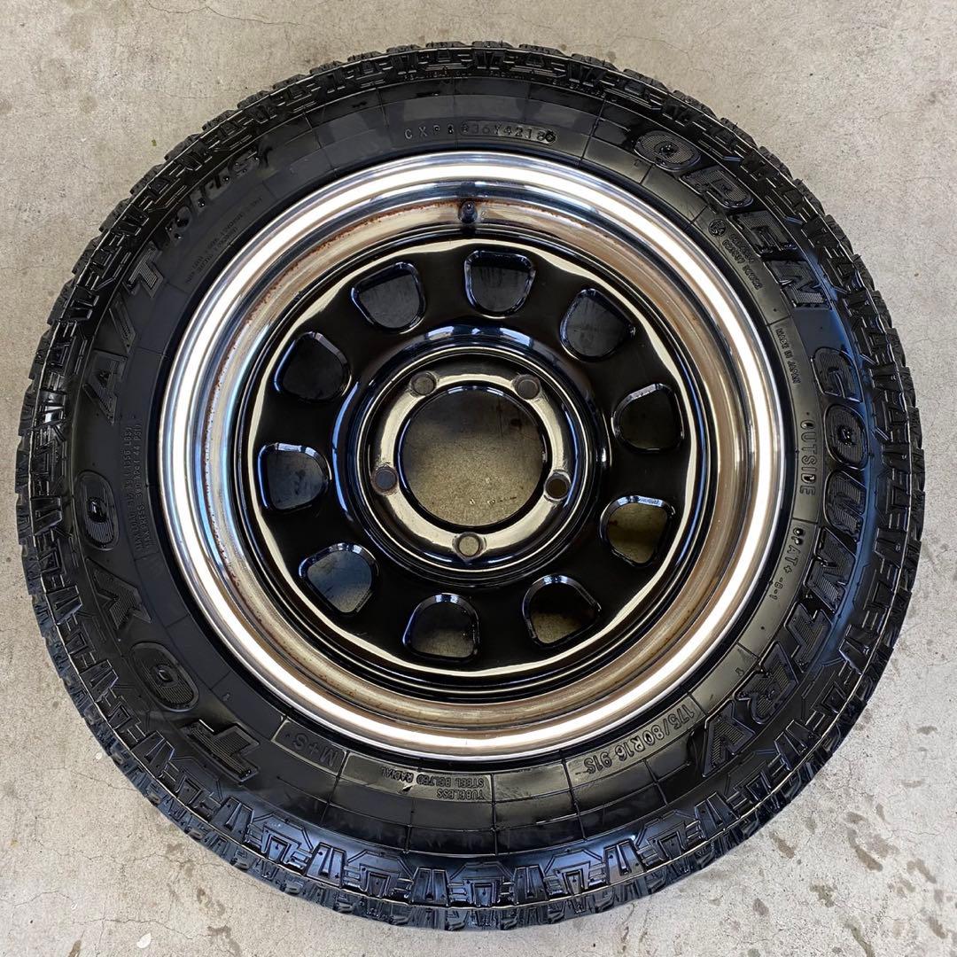 ジムニー オリジン 鉄心 175/80R16 6J +20タイヤホイールセット