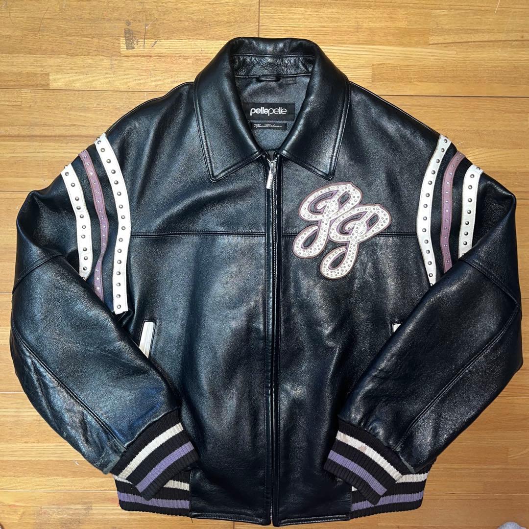 pelle pelle レザージャケット S-M 紫 78 ペレペレ - メルカリ