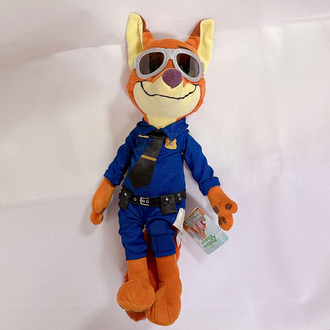 ズートピア ニック・ワイルド 警官服 ぬいぐるみ 上海ディズニー