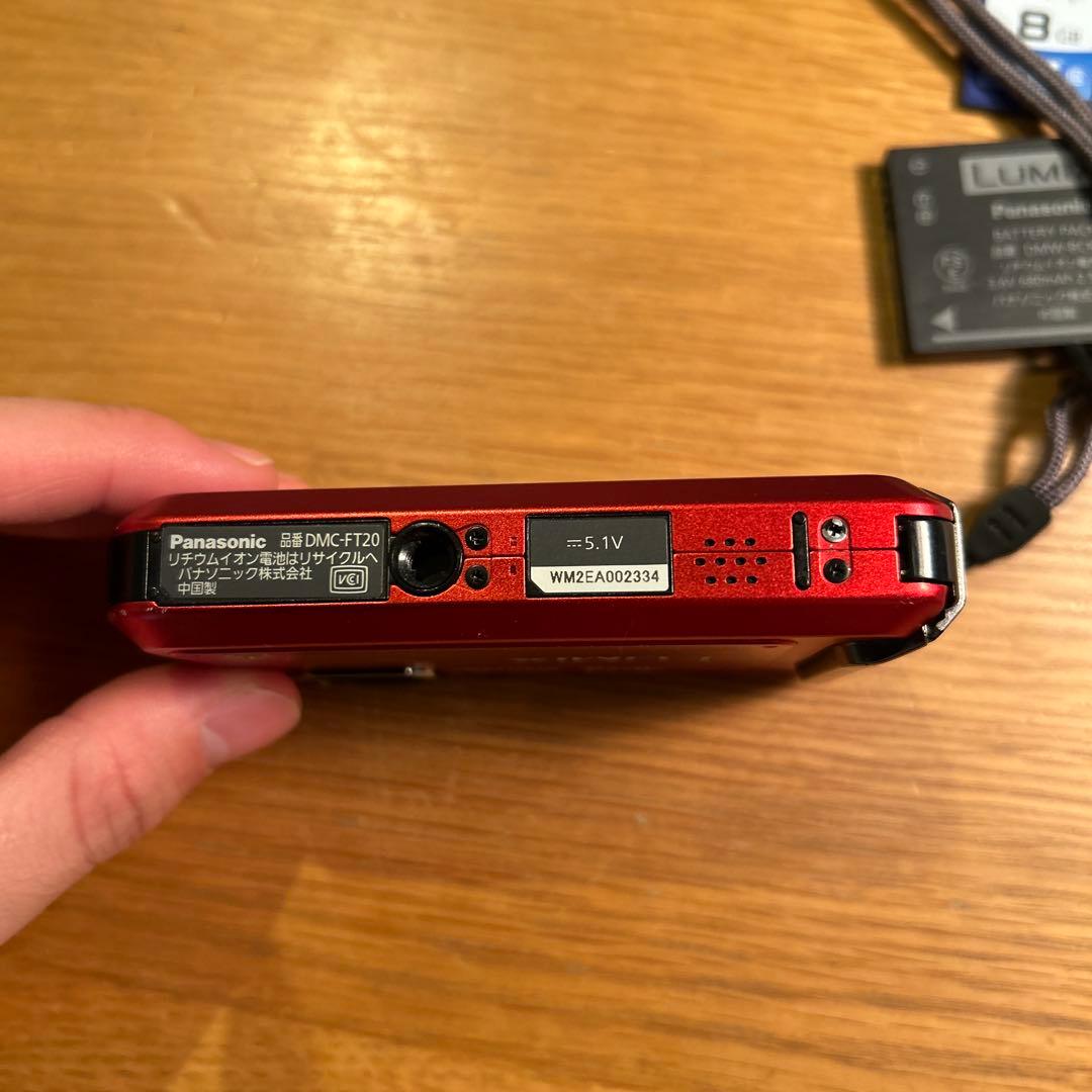 動作確認済】パナソニック LUMIX DMC-FT20 防水 CDカード付き - メルカリ