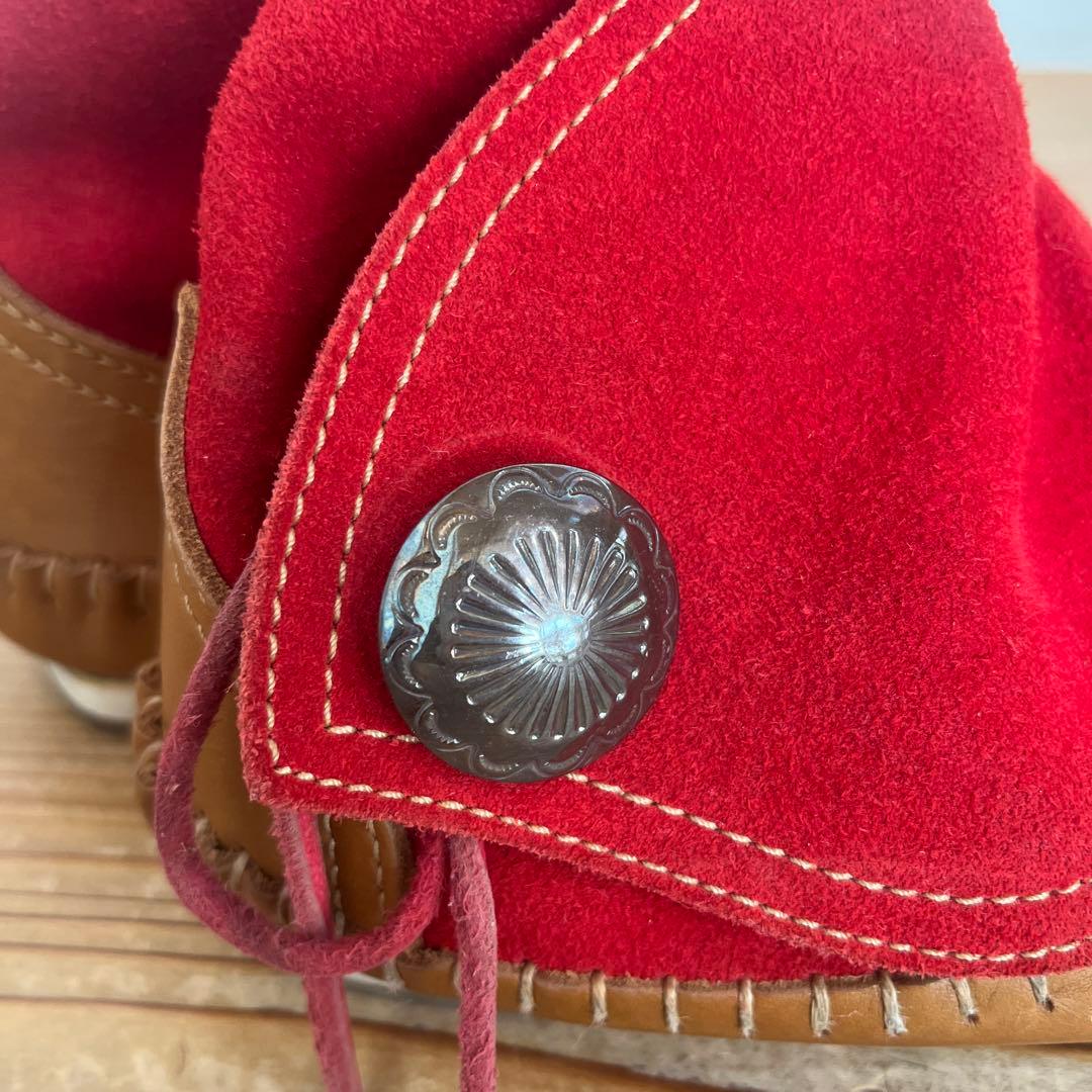 FUNNY モカシン　赤　25.5cm