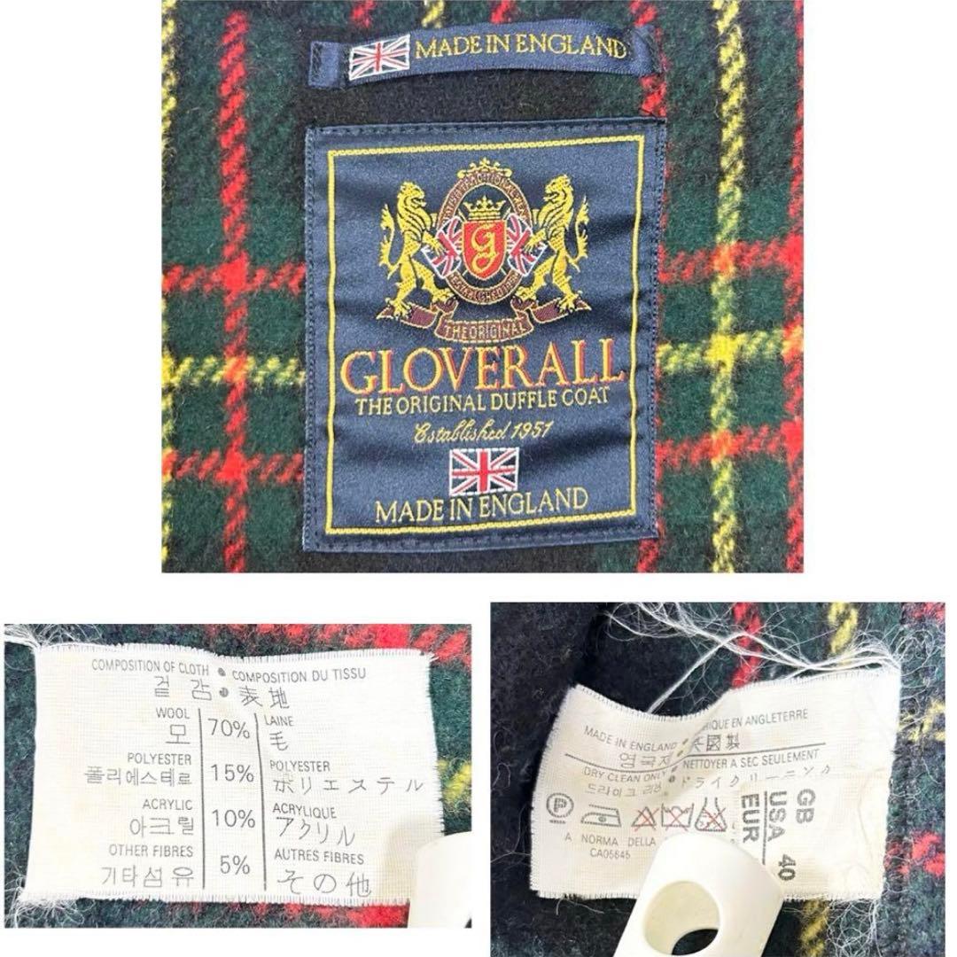 80〜90s【美品】グローバーオール/ダッフルコート/モリス/ネイビー