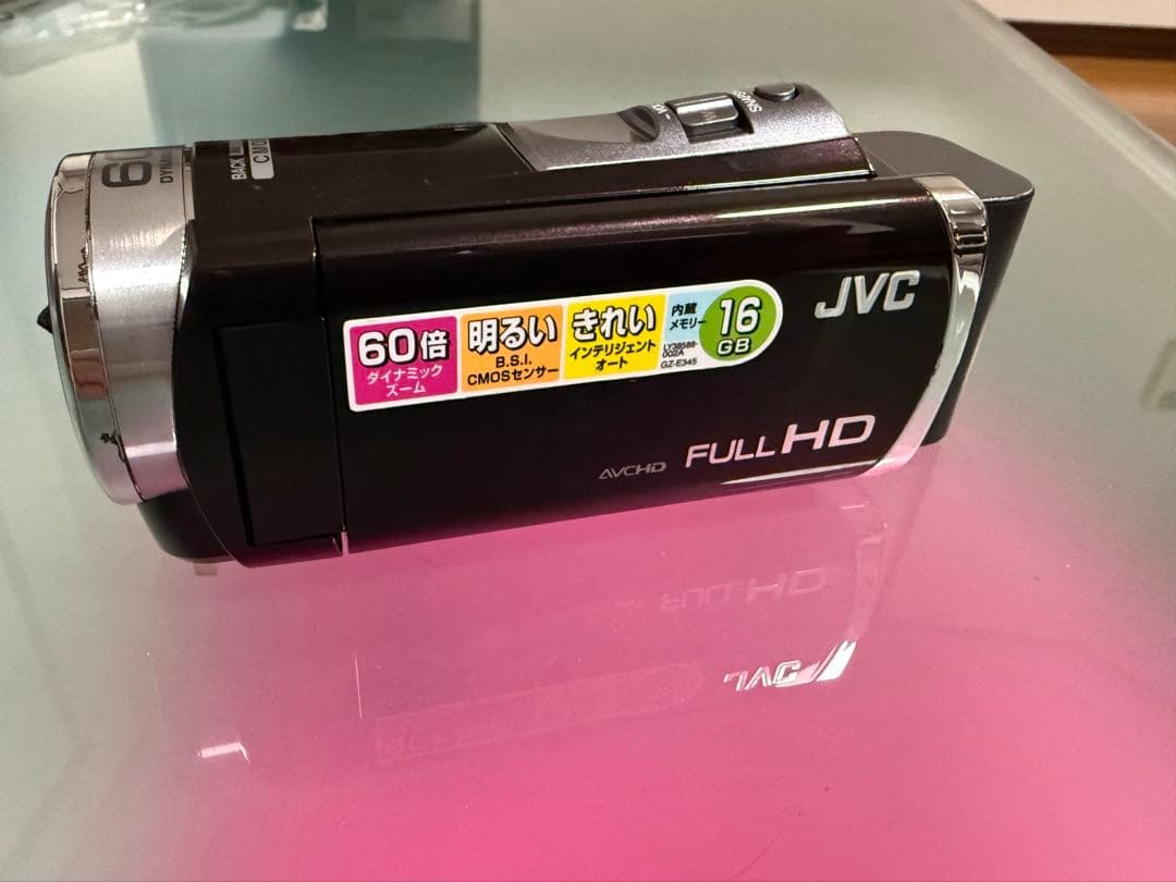 JVC GZ-E345-T & 専用BDライター CU-BD50 & 予備電池