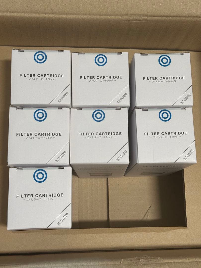 エブリフレシャス everyfreciousフィルターカートリッジ 7個 フィルターカートリッジの交換頻度はどのくらいですか？ 【紺色ラベル