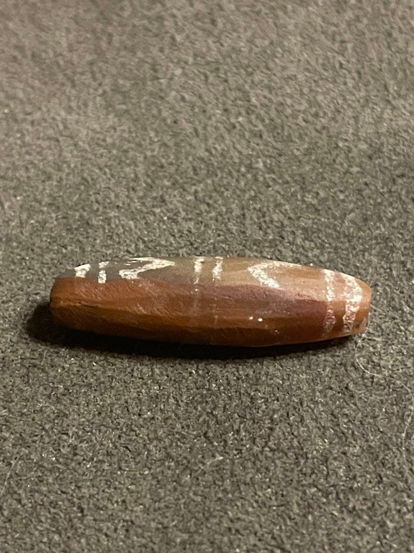 古代エッチドカーネリアン　天珠