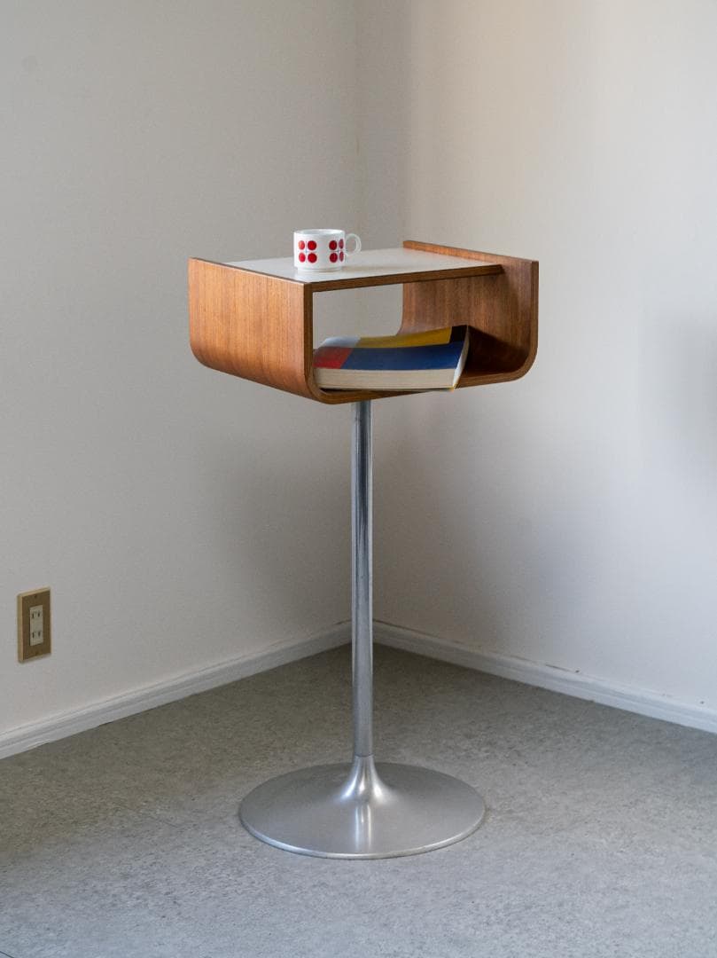 70s 天童木工 Tendo 電話台 サイドテーブル ミッドセンチュリー - メルカリ