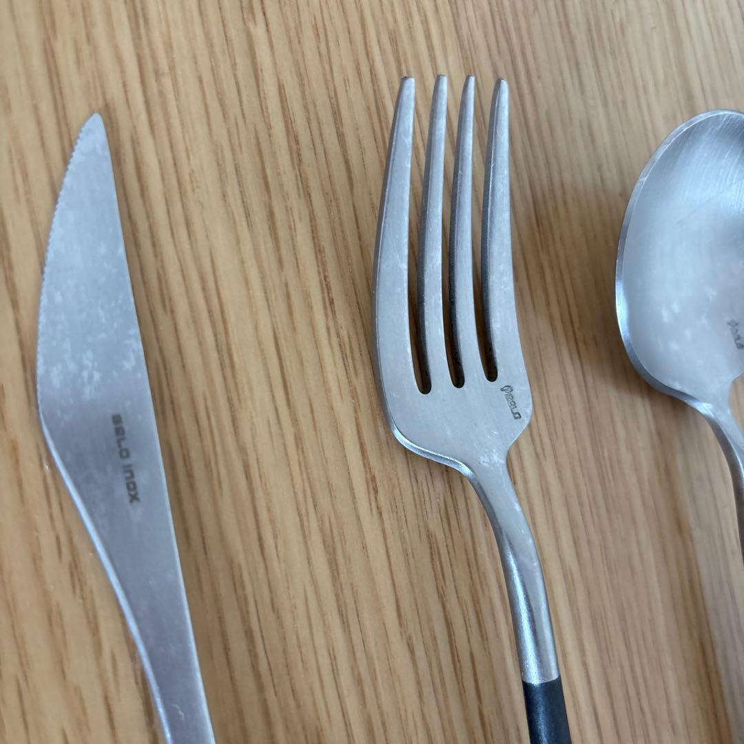 ひつじ&アルパカ様】BELO INOX POLA カトラリーセット