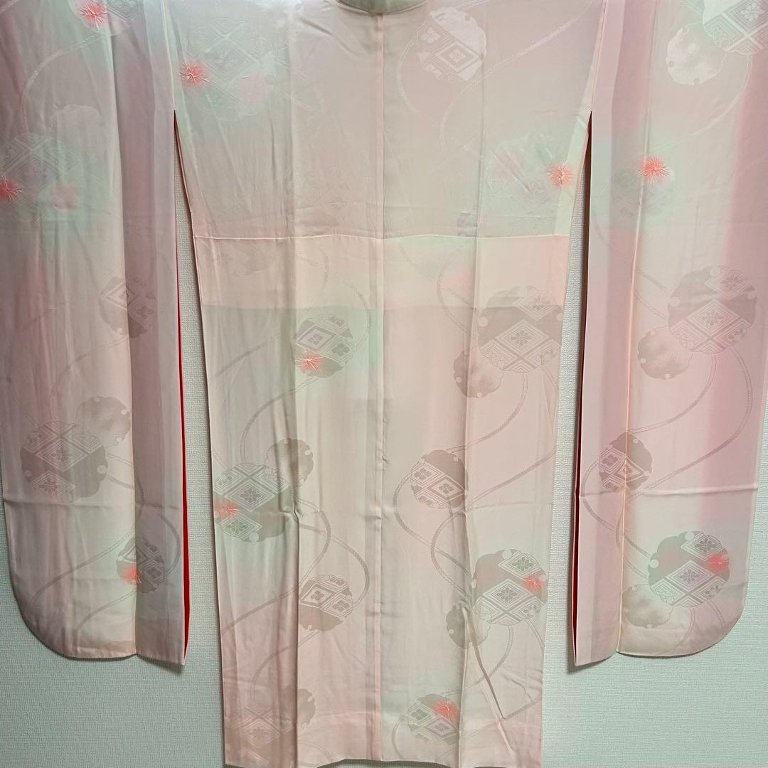 梅乃【172】正絹 振袖 セット 前撮り 成人式 撮影 青 蝶 谷崎潤一郎