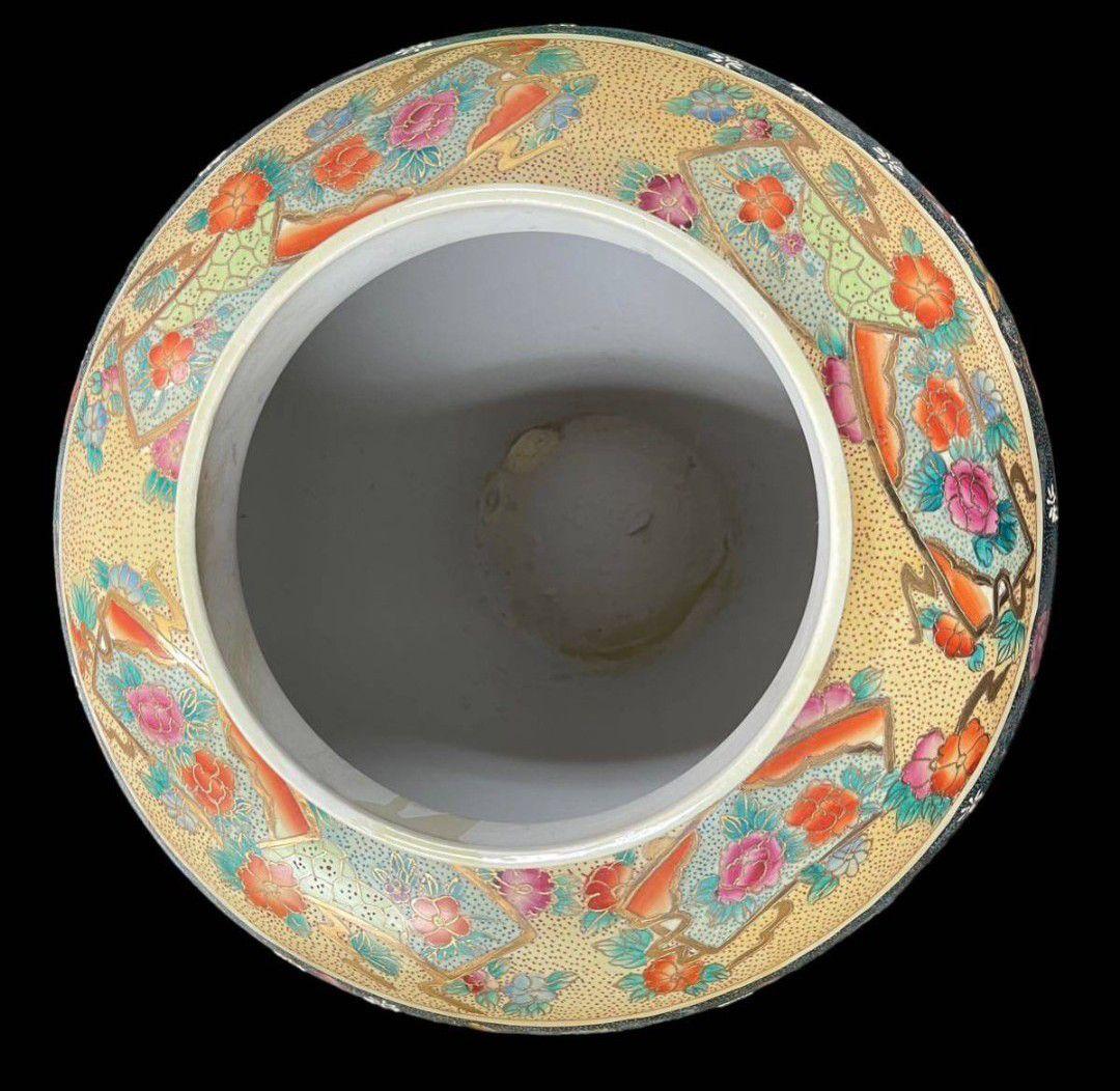 特大 美品】薩摩焼 沈降壺 高さ約130cm 特大 大型 花瓶 古中国 飾り壺