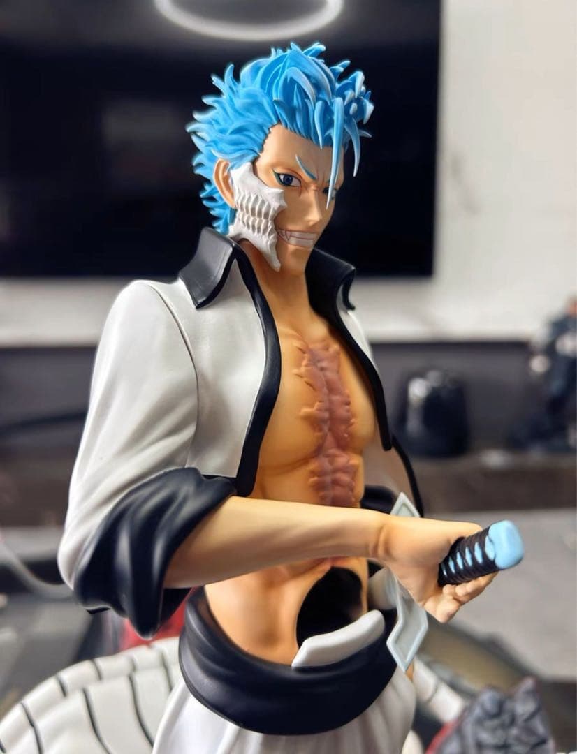 BLEACH 黒衣少年図 グリムジョー ガレージキット ガレキ スタチュー⑨