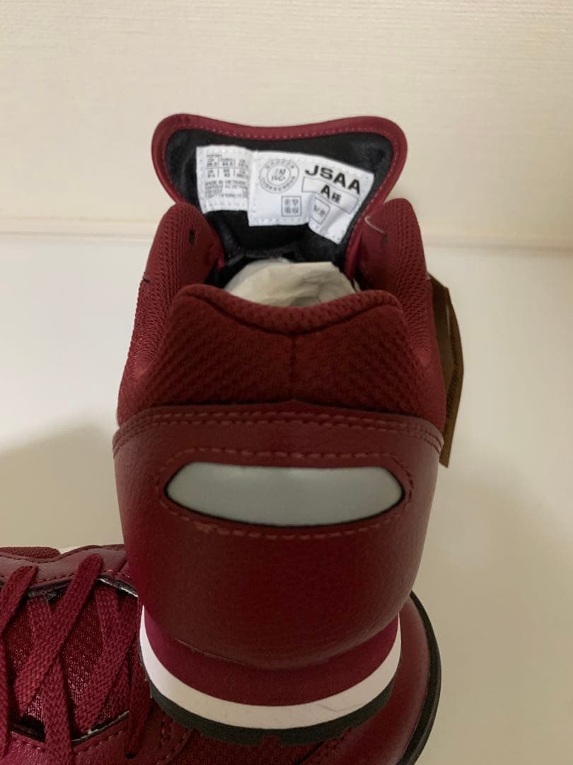 アシックス安全靴 JSAA合格品 チリフレーク×ホワイト 28.0cm