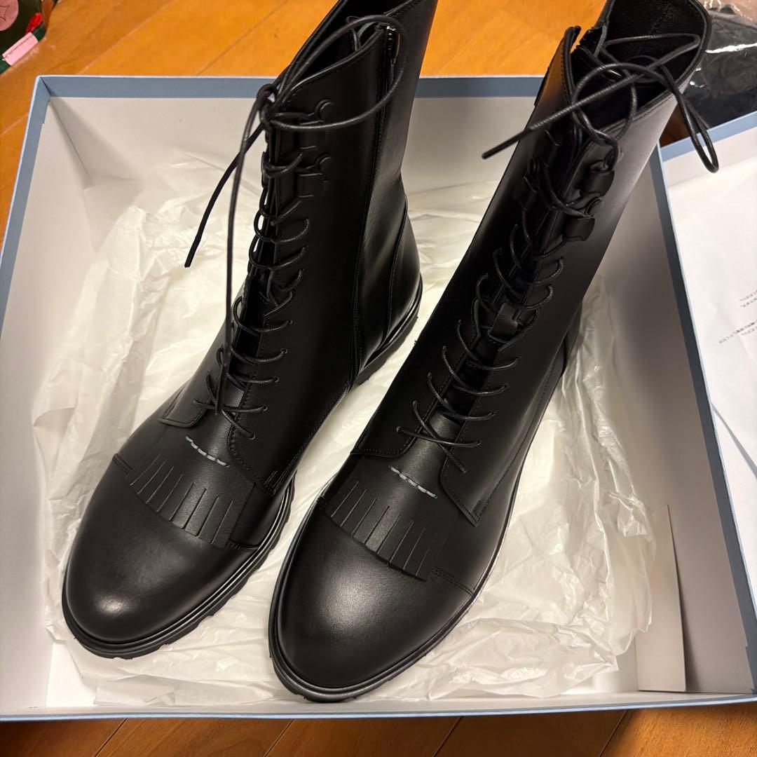 28cm ソフトハイフン SAKIAS 5-LES レザーブーツ ブラック - メルカリ