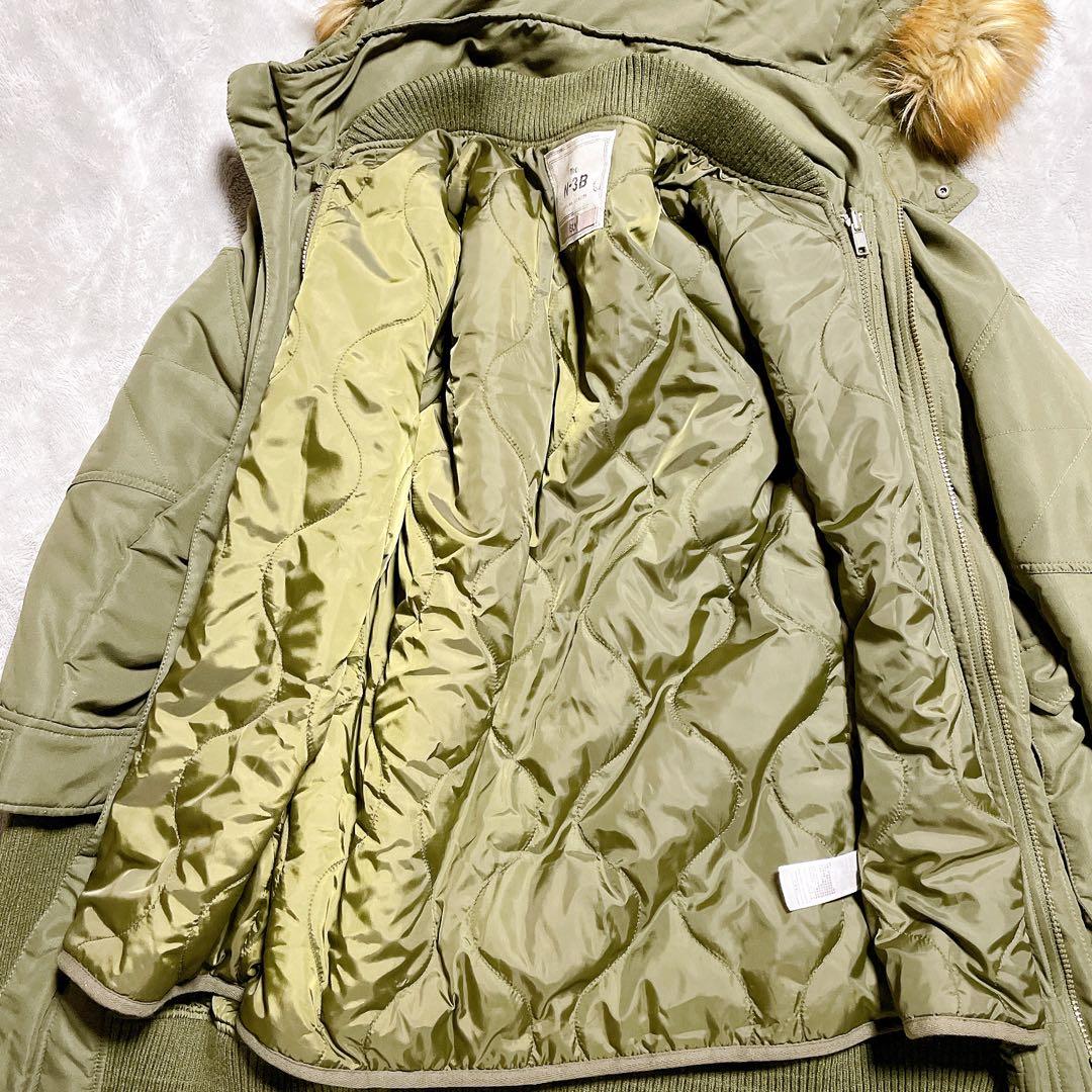 平成ギャル y2k ファー付き ミニタリー モッズコート フェアリー