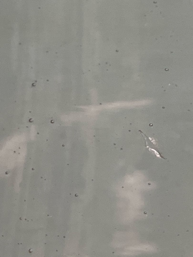 大正時代の吹きガラス製三つ脚金魚鉢◇レトロガラス◇和ガラス