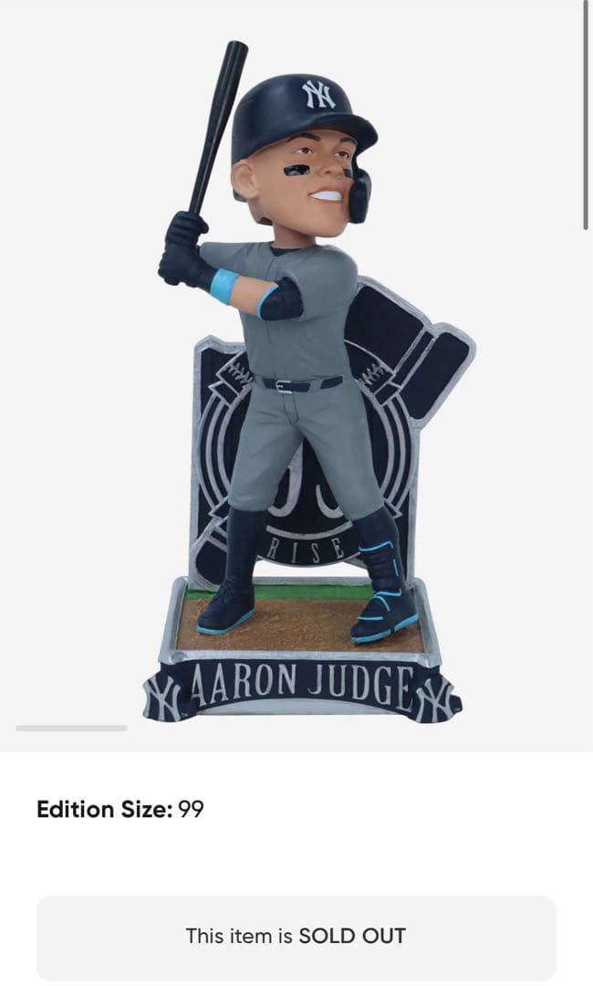 正規品】アーロンジャッジ Gamebreaker ボブルヘッド 99個限定生産正規