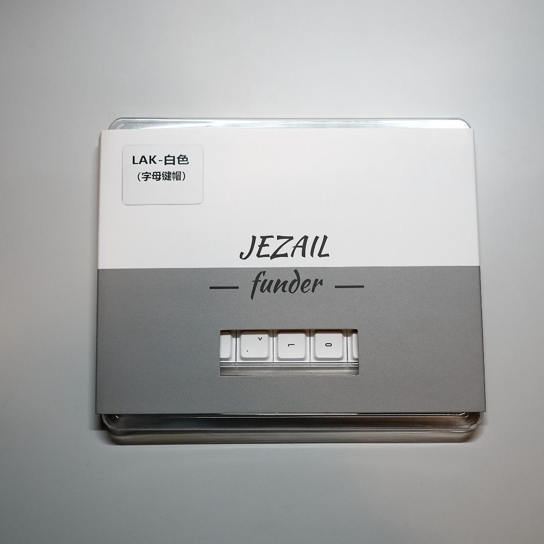 JezailFunder LAK キーキャップセット 白 Cornix - メルカリ