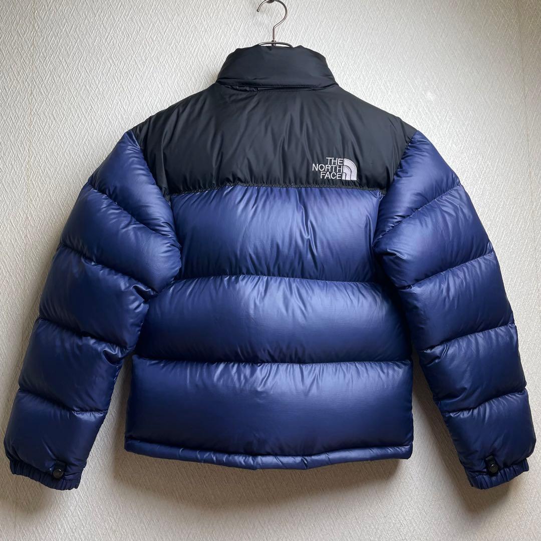 ノースフェイス ダウンジャケット ヌプシ ネイビー メンズ XS - メルカリ