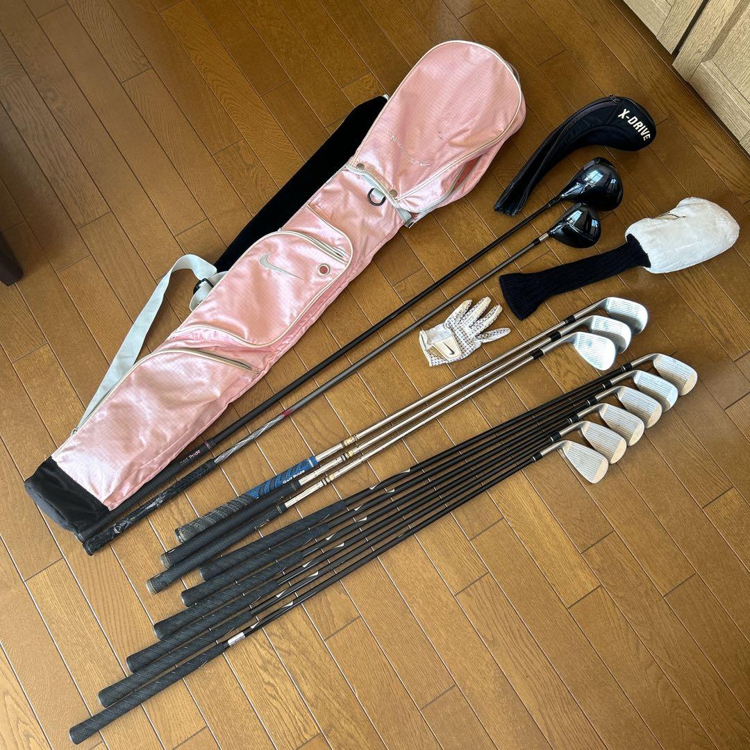 初心者〜中級者　ゴルフクラブセット　メンズ　高身長女性 ポイント最大+19％☆3/1(月)23:59迄 左利き用 ゴルフクラブセット