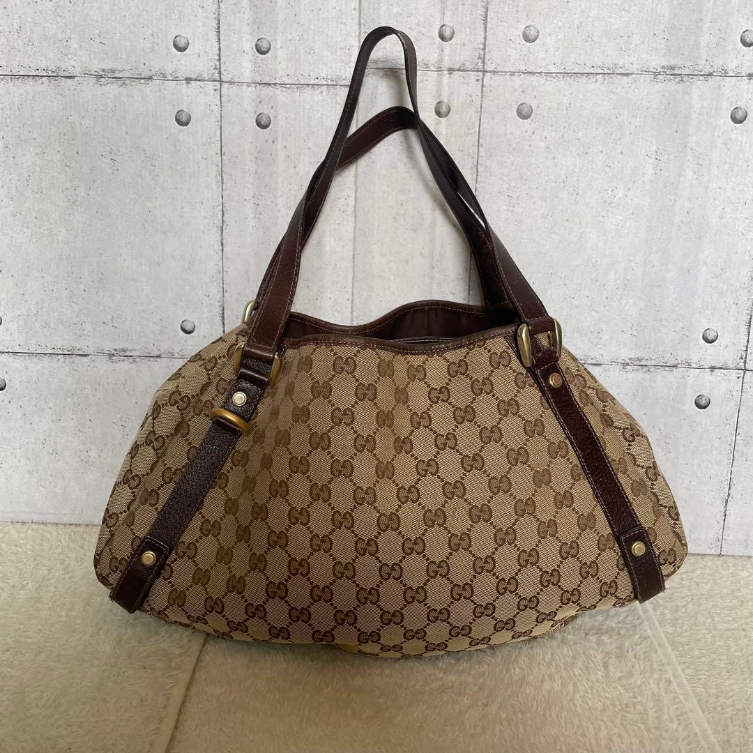 GUCCIグッチアビーラインGGキャンバスワンショルダーバッグ