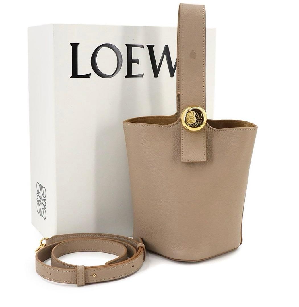 美品！LOEWE ロエベ べプルミニサンド バケツショルダーバッグ - メルカリ