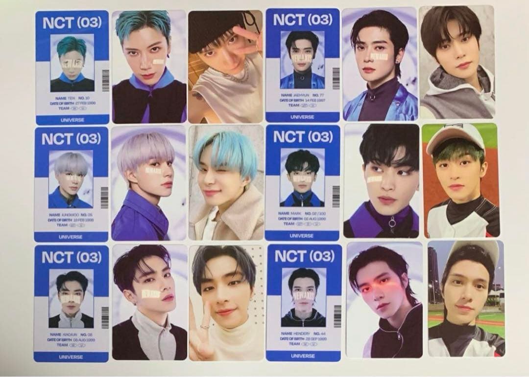 nct universe md トレカ 全メンバー コンプ 21セット - メルカリ