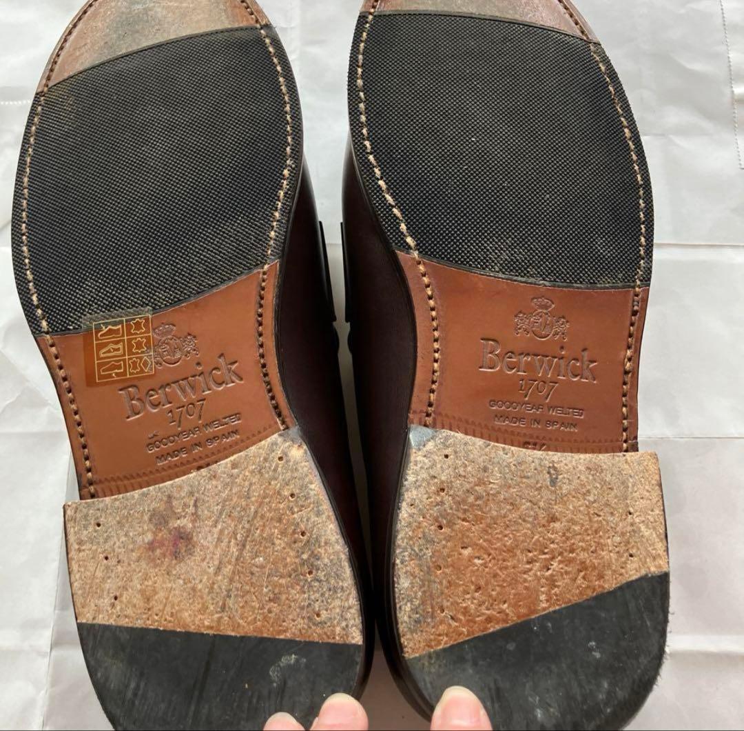 berwick 4456 25.5cm ダークブラウン　ローファー