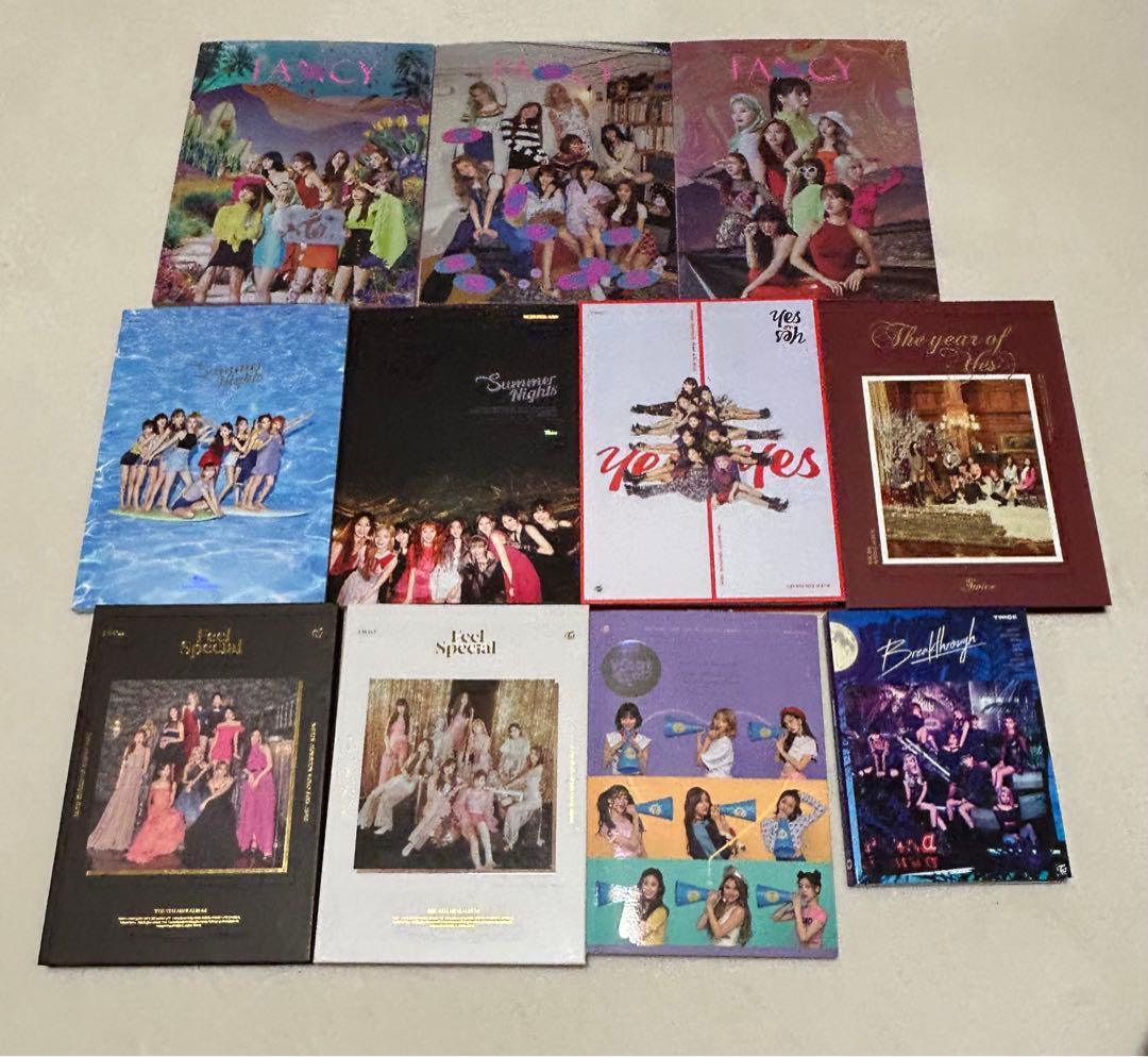 TWICE アルバムセット まとめ売り トレカ付き TWICE アルバム トレカ セット まとめ売り - メルカリ