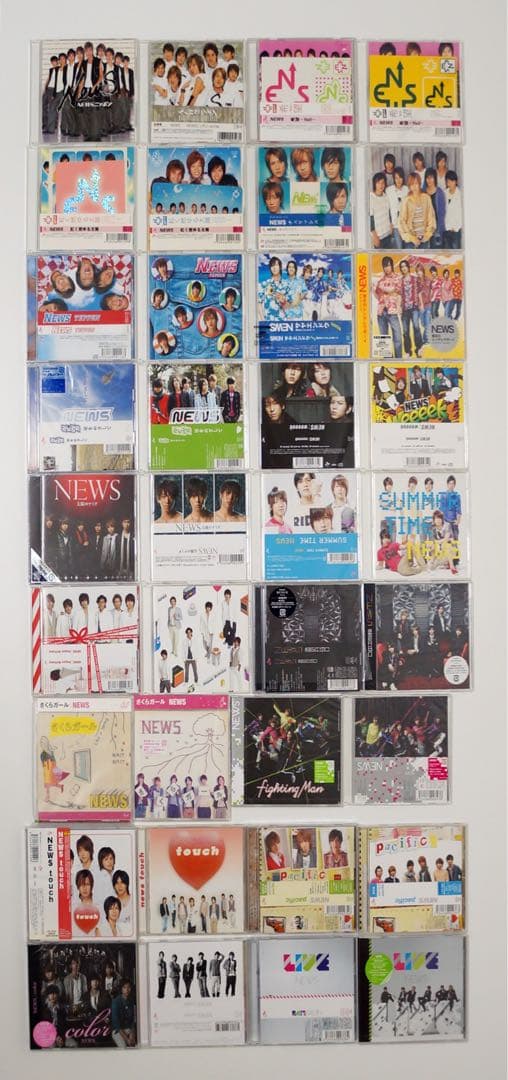 NEWS初期シングルアルバム初回盤通常盤全36枚(新品6枚)セット9人→6人時代 NEWS初期シングルアルバム初回盤通常盤全36枚(新品6枚)セット9人→6人