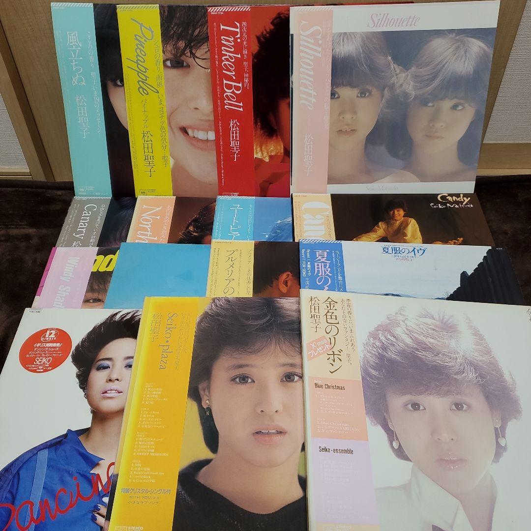 松田聖子LPレコード15(19枚)セット、ほぼ帯付き - メルカリ