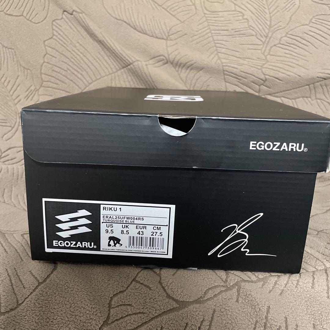 新品 エゴザル RIKU 1 ターコイズ 27.5cm 瀬川琉久 バッシュ