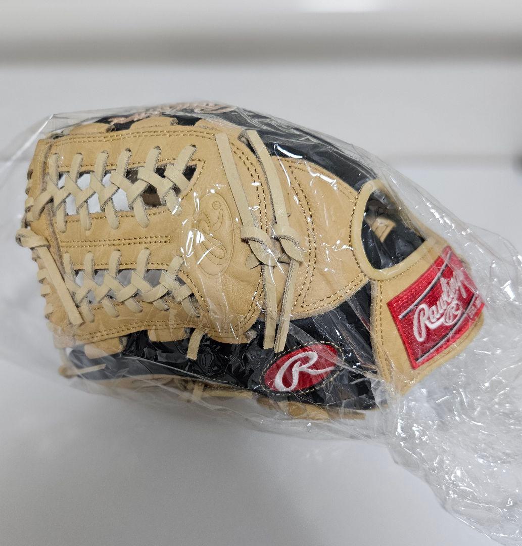 Rawlings 軟式グローブ 黒/ベージュ - メルカリ