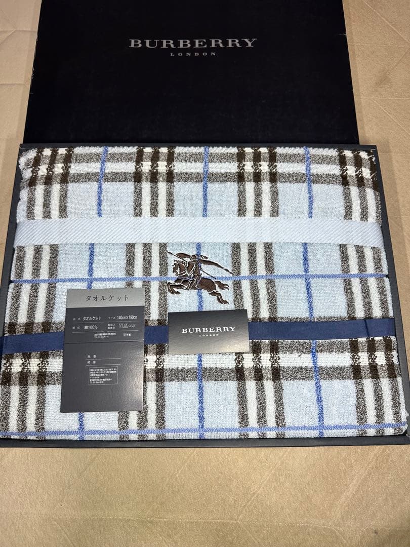 BURBERRY バーバリー チェック柄 タオルケット 140x190cmBURBERRY