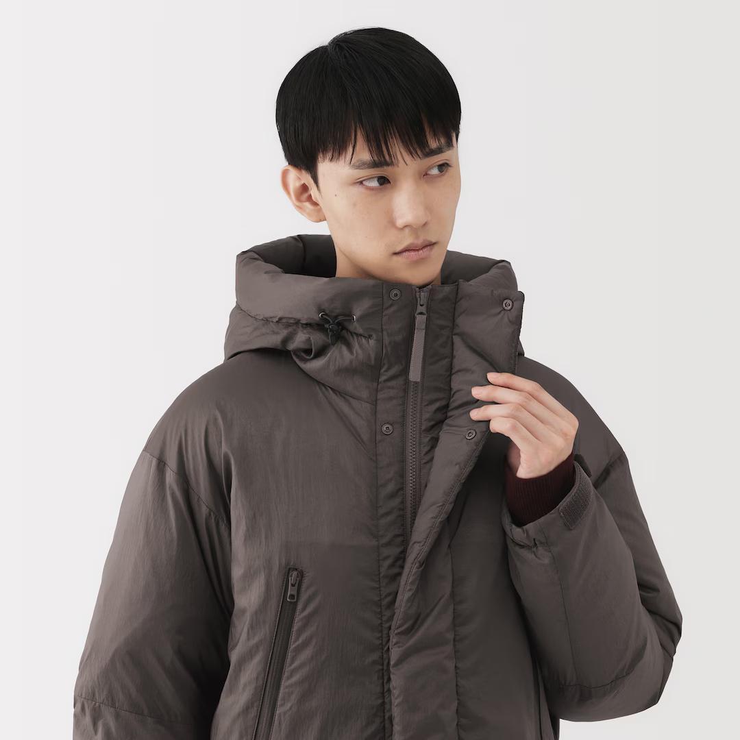 MUJI Labo 紳士 ダウンジャケット ダークモカブラウン L - メルカリ