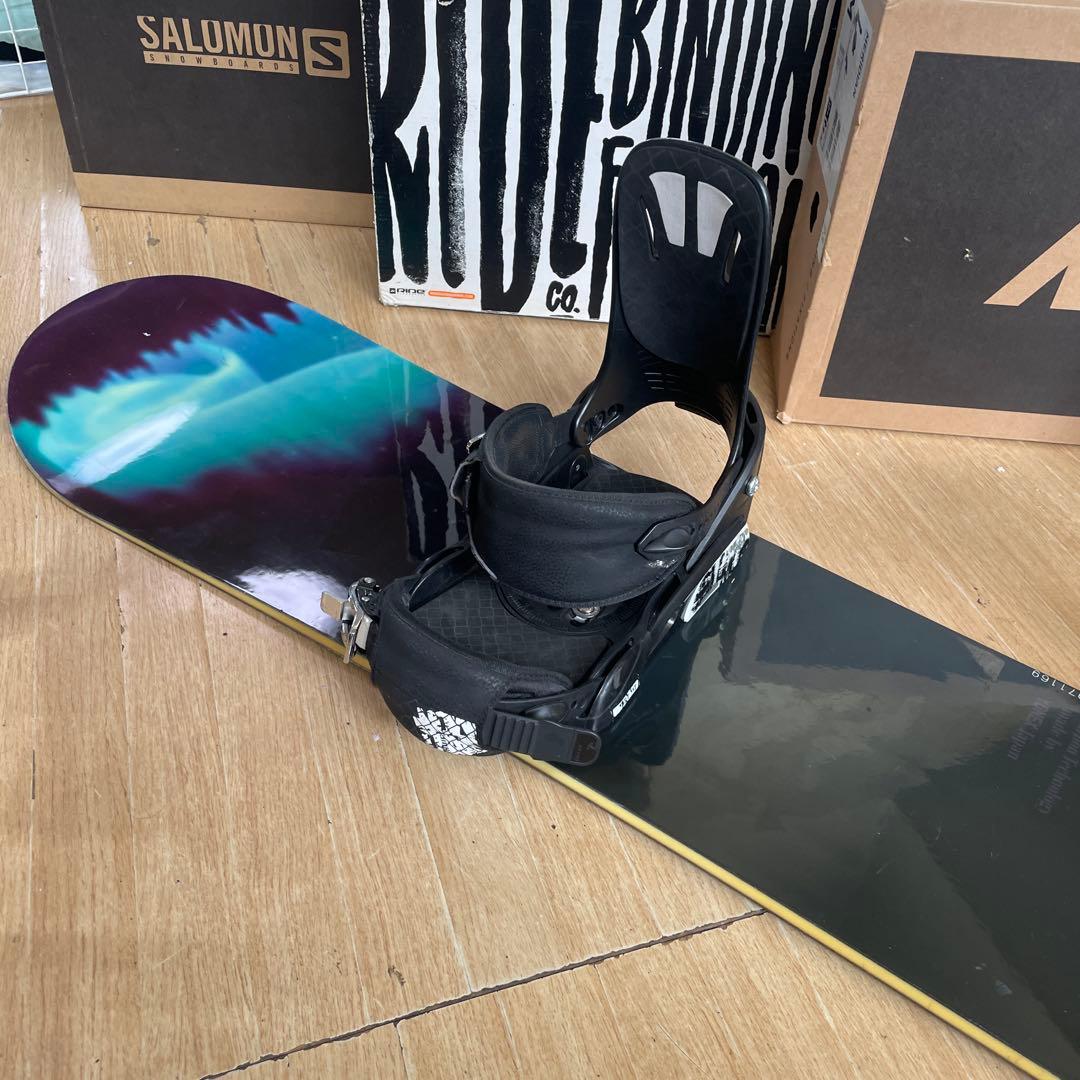 YONEX×SALOMON国産ハイエンド バイン付スノーボードセット ヨネックス