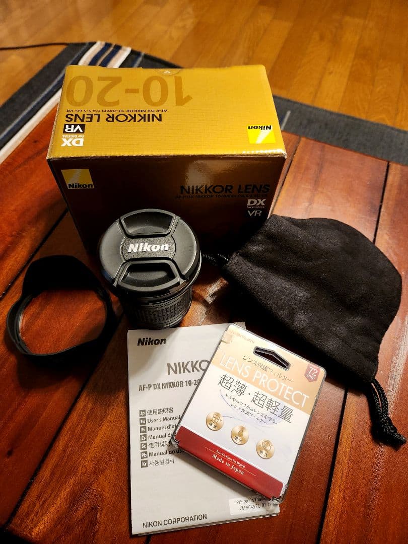 Nikon広角レンズ　10-20mm f/4.5-5.6G VR Amazon.com : Nikon AF-P DX NIKKOR 10-20mm f/4.5-5.6G VR Lens