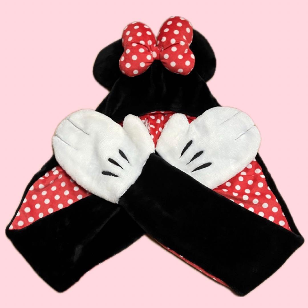 ディズニー ファンキャップ マフラーキャップ ミニーちゃん